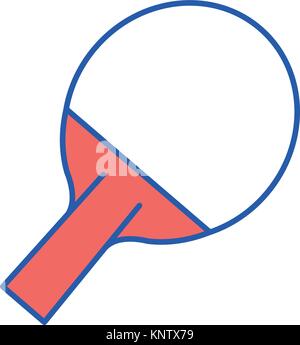 Ping pong rocket design Stock Vector