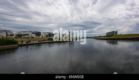 Böblingen Flugfeld Panorama Landscape Horizon River Stuttgart Germany Stock Photo