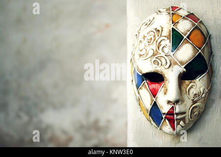 Beautiful elegant venetian mask Stock Photo