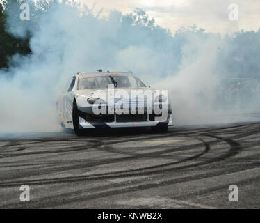 Toyota Camry, NASCAR, Sprint Cup, smoking tyres, Goodwood FoS 2015, 2007, 2015, Classic, entertainment, fearless, Festival of Speed, Flat out, FoS, Go Stock Photo