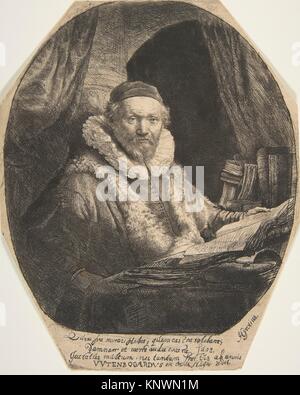 The Remonstrant Preacher Johannes Uytenbogaert 1635 Rembrandt ...