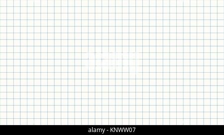 thin line check over white background. vector seamless pattern, exercise book page. square notebook design. checkered minimalistic banner Stock Vector
