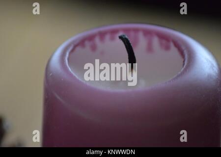 abstract close-up of a candle Stock Photo