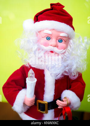 A Santa Claus doll Stock Photo
