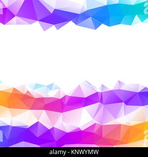 Vector abstract rainbow gradient mesh multicolored vibrant background. Stock Vector