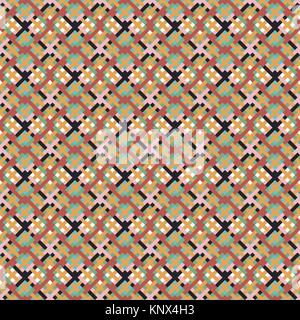 Geometric Vector Seamless Pattern. Abstract Background. Tribal and ethnic style. African. Stock Vector