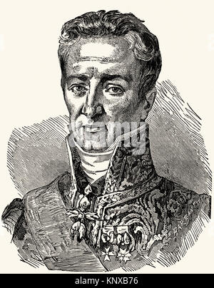 JEAN BAPTISTE SERAPHIN JOSEPH de VILLELE French statesman of royalist