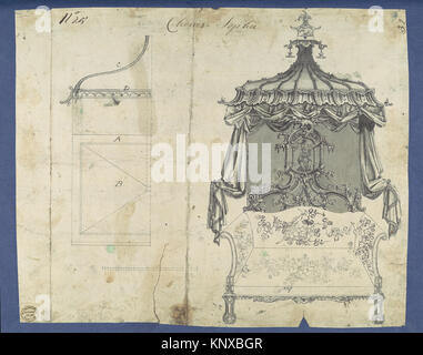 Chinese Sopha -Sofa-, in Chippendale Drawings, Vol. I MET DP104167 344525 Stock Photo