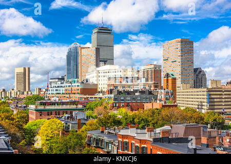 Boston, Massachusetts, USA city skyline. Stock Photo