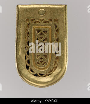 Gold Belt Buckle and Strap End MET DP30220 470278 Stock Photo