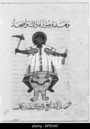 Design for a Clock in the Form of an Elephant with an Indian Driver , Folio from a Book of the Knowledge of Ingenious Mechanical Devices by al-Jazari MET 159528 Design for a Clock in the Form of an Elephant with an Indian Driver , Folio from a Book of the Knowledge of Ingenious Mechanical Devices by al-Jazari MET 159528 /451300 Stock Photo