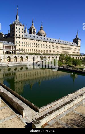 San Lorenzo del Escorial (Madrid) Spain. Monastery of San Lorenzo del Escorial.