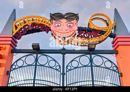 Coney Island Amusement Park in Brooklyn, New York Stock Photo