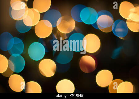 round colorful blurred or bokeh lights Stock Photo