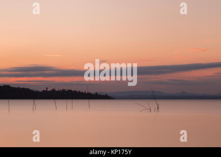 view of poles for fishing nets on standing water in La Albufera, Valencia,  Spain Stock Photo - Alamy