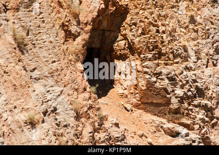 Old Underground Mining Tunnel Stock Photo