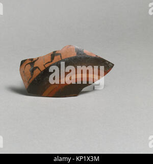 Fragment of a kylix- band-cup (drinking cup) MET DP21787 244742 Stock Photo