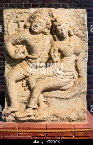 Stone Carving of a couple of Lovers, Isurumuniya Vihara Temple, Sacred City  of Anuradhapura, North Central Province, Sri Lanka, Asia Stock Photo - Alamy