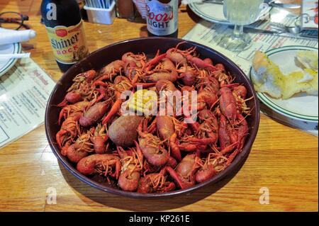 crayfish served at the Floyds Cajun Seafood restaurant Beaumont