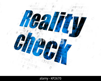 Reality Check Background Business concept: Reality Check on Newspaper background Stock Photo - Alamy