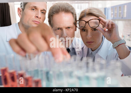chemists in laboratory Stock Photo