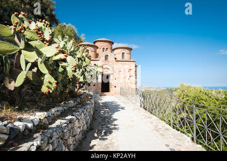 La Cattolica, Stilo, Calabria, Italy Stock Photo