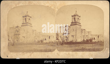 -Group of 4 Stereograph Views of California Missions- MET DP75065 288146 Stock Photo