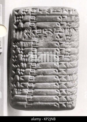 Historical cuneiform tablet recording cattle receipt from the ...