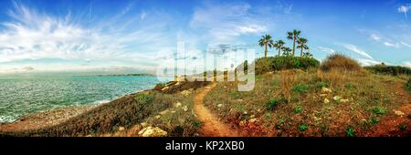 Panorama view from Son Veri Nou to Palma de Mallorca Stock Photo