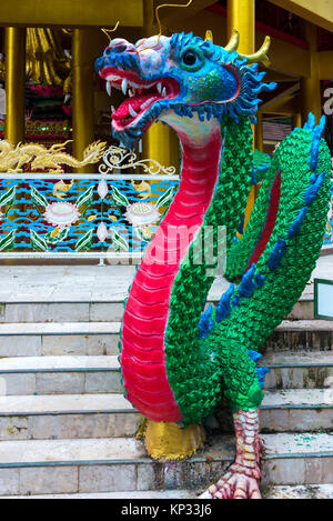 bright multi-colored Chinese dragon - the traditional symbol of the country Stock Photo