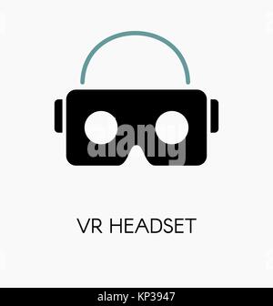 VR glasses / headset for smartphone vector illustration. Stock Vector