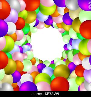 Set of Colorful Spheres Stock Vector