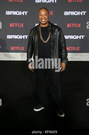 Westwood, USA. 13th Dec, 2017. Xzibit, at Premiere Of Netflix's 'Bright' at The Regency Village Theatre, In Hollywood, California on December 13, 2017. Credit: MediaPunch Inc/Alamy Live News Stock Photo
