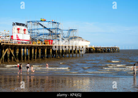 The pier of Clacton on Sea - Essex, England Stock Photo