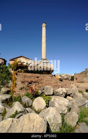 Italy, Rome, Roman Forum, column of Phocas Stock Photo