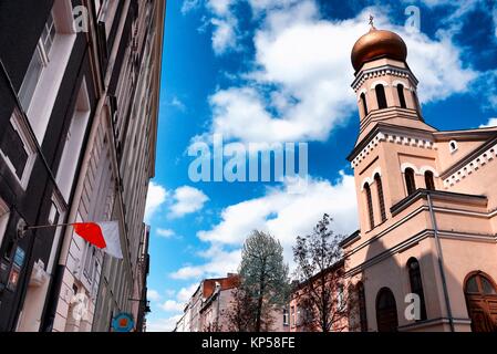 St. Olga orthodox church together with Cathedral of St. Alexander Nevskiy belongs to orthodox parish in Lodz, St. Olga church is situated at