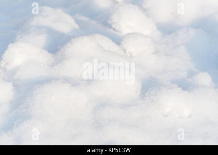 Fresh snow dunes, winter background Stock Photo