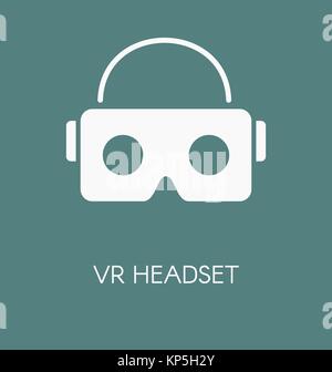 VR glasses / headset for smartphone vector illustration. Stock Vector