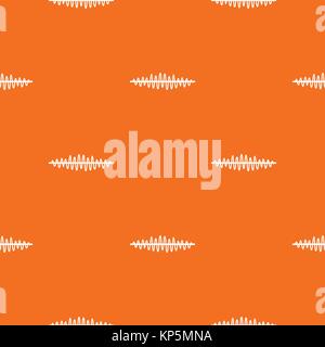 Sound wave pattern seamless Stock Vector