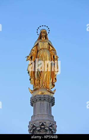 Statue of the Blessed Virgin Mary Stock Photo