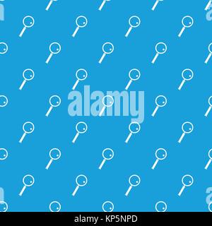 Loupe pattern seamless blue Stock Vector