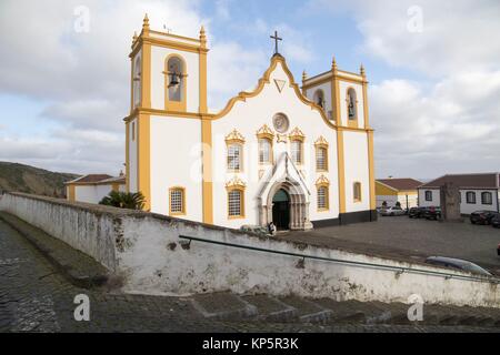 church of Santa Cruz in Praia da Victoria, Terceira, in the Azores ...