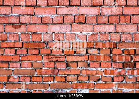 Yellow wall made from bricks for background usage Stock Photo