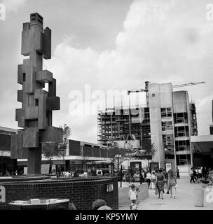 Romford Essex England. Photographed July 1970 but scans made in 2017 Small market town to the east of London embraces modern architecture from the late 1960's to 1970. Stock Photo