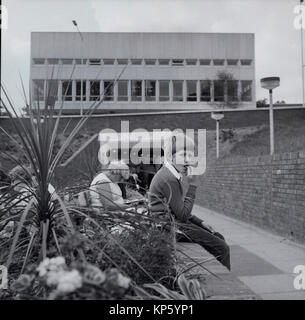 Romford Essex England. Photographed July 1970 but scans made in 2017 Small market town to the east of London embraces modern architecture from the late 1960's to 1970. Stock Photo