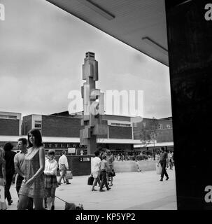 Romford Essex England. Photographed July 1970 but scans made in 2017 Small market town to the east of London embraces modern architecture from the late 1960's to 1970. Stock Photo