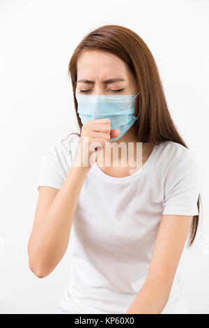 Woman having cold Stock Photo