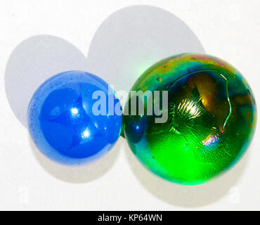 colored marbles Stock Photo