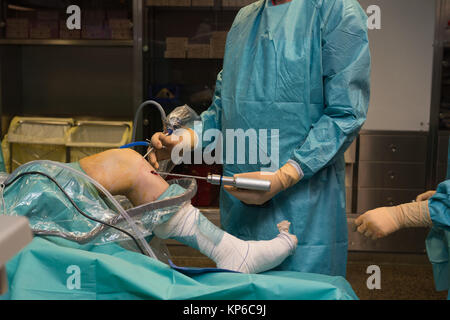 LIGAMENT SURGERY Stock Photo