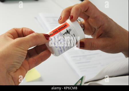 DRUG PREPARATION Stock Photo